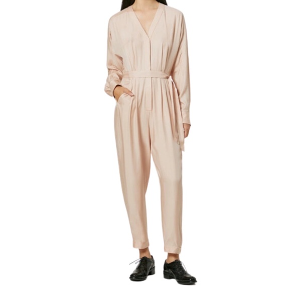 EQUIPMENT Pommine Pleated Jumpsuit - Rose Smoke - Picture 3 of 10
